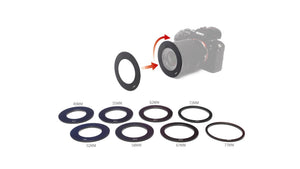 feelworld tp2a teleprompter lens adapter rings for camera