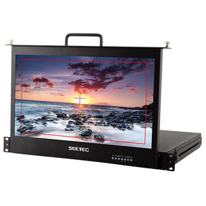 SEETEC SC173-HSD-56 17.3 INCH 1920X1080 1RU PULL OUT RACKMOUNT MONITOR HDMI SDI IN OUT - Feelworld