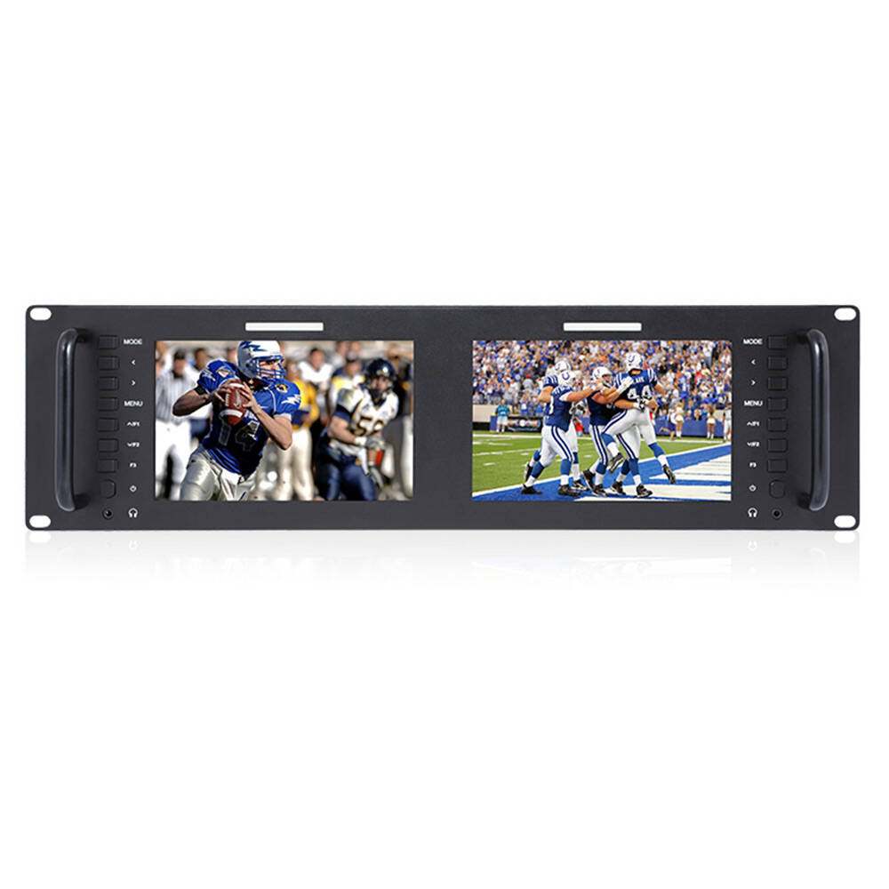 Feelworld D71 Dual 7 Inch 3RU SDI Rack Mount Monitor - Feelworld UK ...