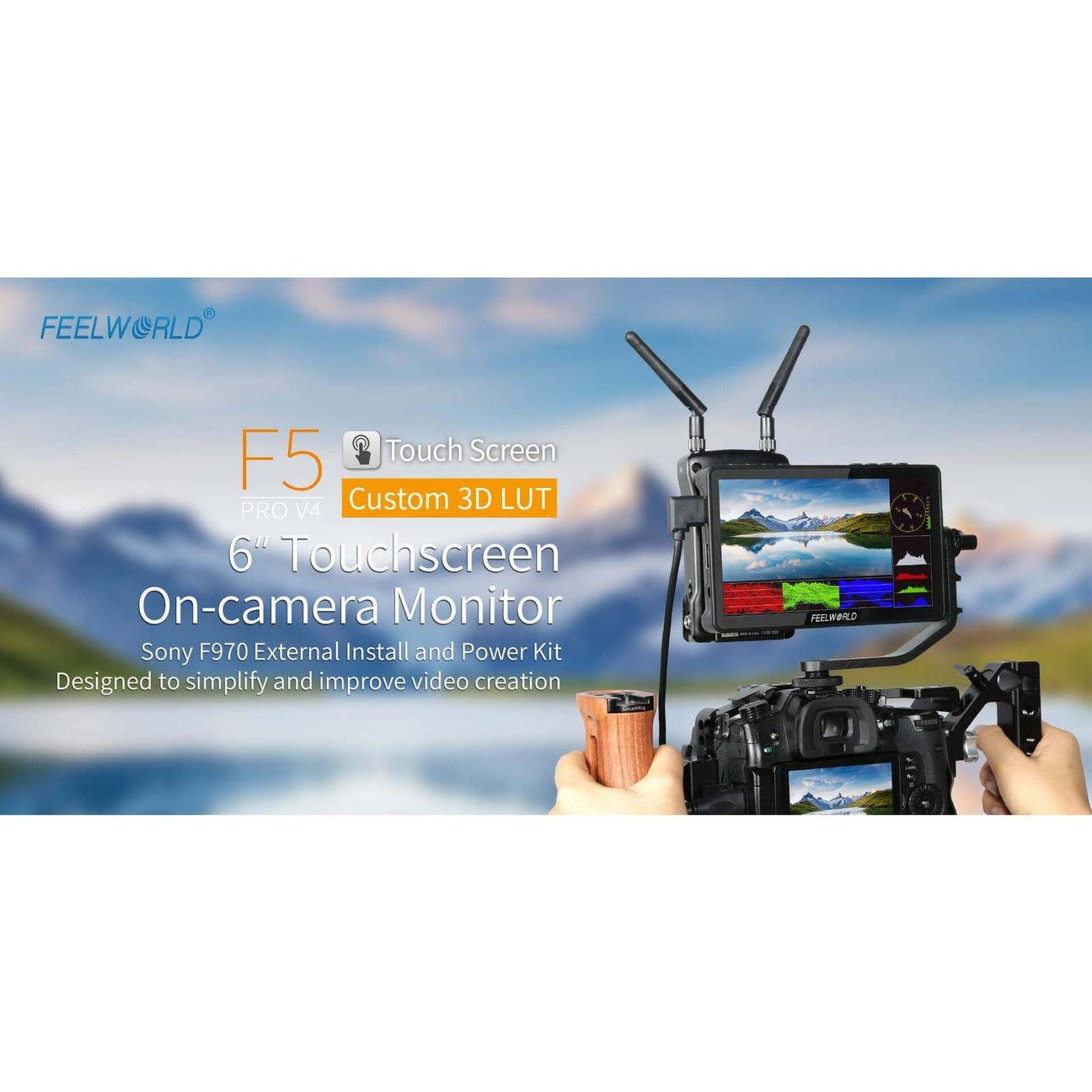 Feelworld F5 Pro V4 Touch Screen Camera Monitor HDMI - Feelworld UK ...